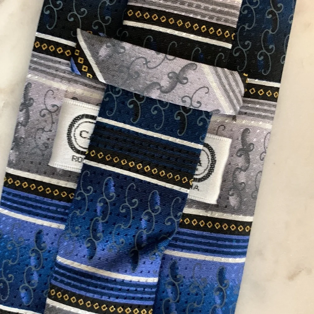 Carlos Devenezia Multicolored Silk Tie